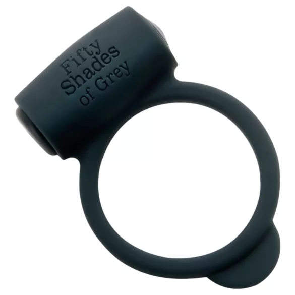 Fifty Shades of Grey - anillo vibrador para pene - silicona negra