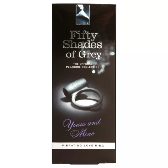 Fifty Shades of Grey - anillo vibrador para pene - silicona negra