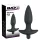 Black Velvets - plug anal vibrador - tamaño mediano