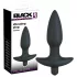 Black Velvets - plug anal vibrador - tamaño mediano