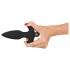 Black Velvets - plug anal vibrador - tamaño mediano