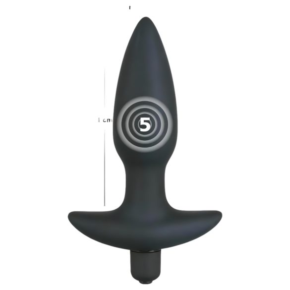 Black Velvets - plug anal vibrador - tamaño mediano