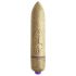 RO-80mm - mini vibrador en forma de labial (7 ritmos) - dorado