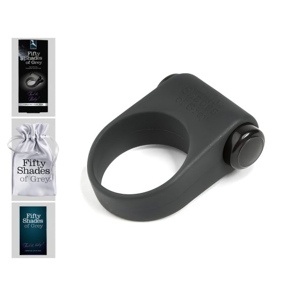 Las cincuenta sombras de Grey Feel It - anillo vibrador (negro)