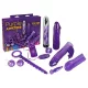 You2Toys - Kit vibrador 9 piezas - silicona morado