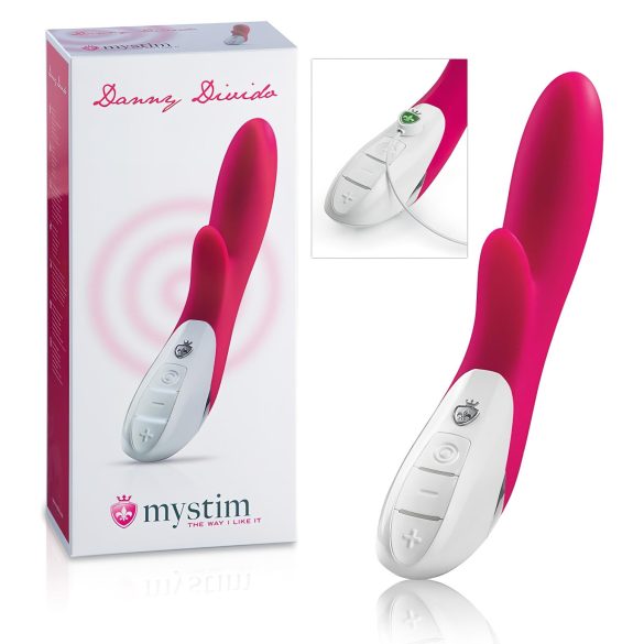 mystim Danny Divido - Vibrador estimulador de clítoris (rosa)