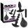 Set de vibradores anales Black Velvet (4 piezas)
