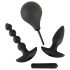 Set de vibradores anales Black Velvet (4 piezas)