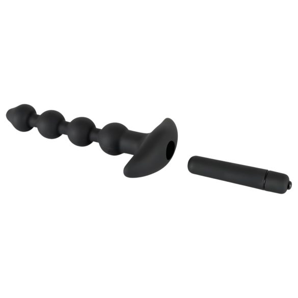 Black Velvets - kit de vibradores anales - 4 piezas - silicona negra