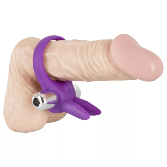 SMILE - anillo vibrador para pene con estimulador de clítoris - silicona lila