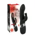 SMILE Blacky - Vibrador recargable doble motor - silicona negra
