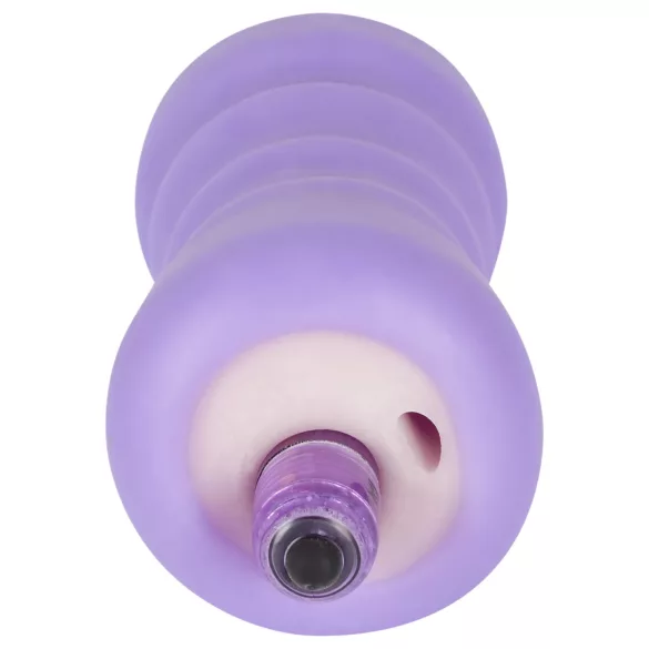 You2Toys - Masturbador vagina vibradora - silicona color natural/lila