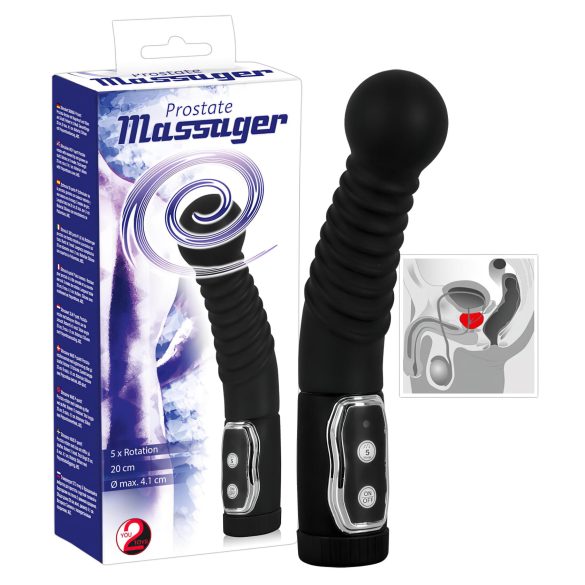 You2Toys - Masajeador de Próstata Giratorio (Negro)