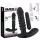 Black Velvets - vibrador texturizado - silicona negra - tamaño mediano