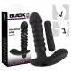 Black Velvets - vibrador texturizado - silicona negra - tamaño mediano