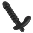 Black Velvets - vibrador texturizado - silicona negra - tamaño mediano
