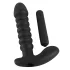 Black Velvets - vibrador texturizado - silicona negra - tamaño mediano