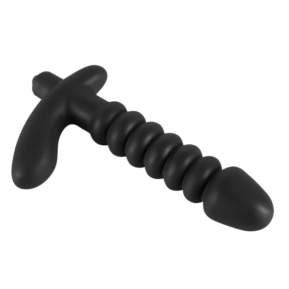 Black Velvets - vibrador texturizado - silicona negra - tamaño mediano