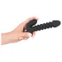 Black Velvets - vibrador texturizado - silicona negra - tamaño mediano