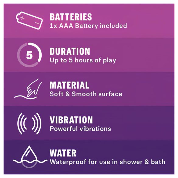 Durex Intense Delight Bullet - mini vibrador bala - lila