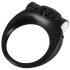 SMILE Stayer - anillo vibrador para pene - silicona negra