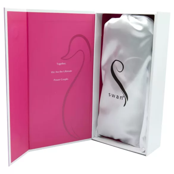 The Swan Wand - masajeador vibrador recargable - silicona rosa
