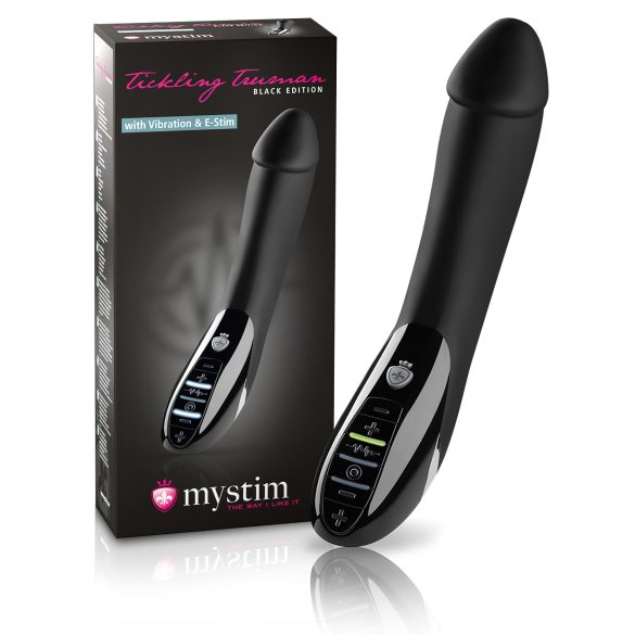 Mystim Tickling Truman - estimulador eléctrico vibrador (negro)