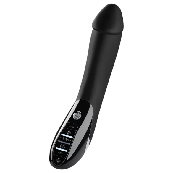 mystim Tickling Truman - vibrador electroestimulador - silicona negra