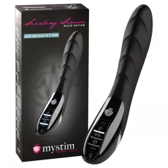   mystim Sizzling Simon - vibrador electroestimulador - silicona negra
