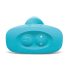 b-Vibe - Anal vibrador con perlas giratorias recargable (turquesa)