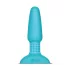 b-Vibe - vibrador anal rotatorio con perlas recargable - silicona turquesa