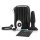 b-Vibe - vibrador anal negro con perlas giratorias recargable