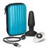 b-Vibe - vibrador anal negro con perlas giratorias recargable