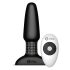 b-Vibe - vibrador anal negro con perlas giratorias recargable