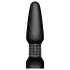 b-Vibe - Rotación con cuentas, vibrador anal recargable (negro)
