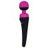 PalmPower Wand - vibrador recargable (rosa-negro)