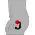 Rebel - Vibrador de próstata curvado (negro)