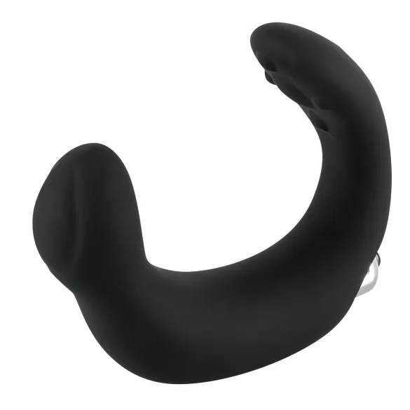 Rebel - vibrador prostático curvado - silicona negra