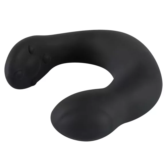 Rebel - vibrador prostático curvado - silicona negra