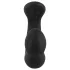 Rebel - vibrador prostático curvado - silicona negra