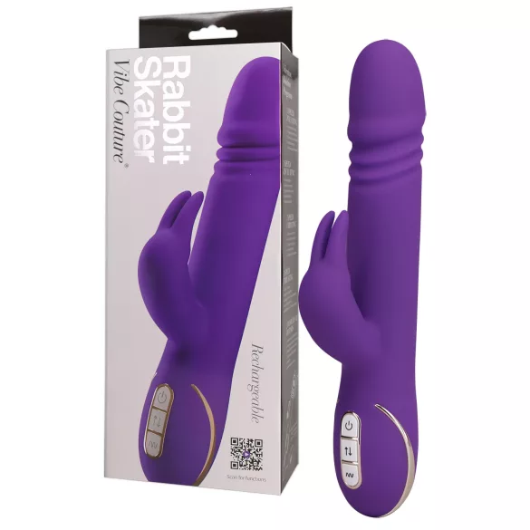 Vibe Couture - Consolador conejito vibrador con movimiento y estimulación