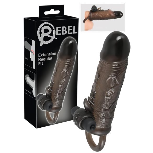 Rebel Regular - Funda Vibradora para Pene (19cm)