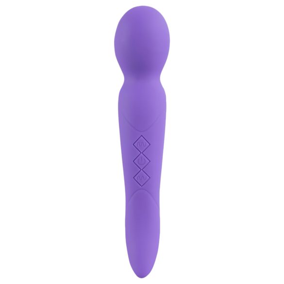SMILE - Vibrador masajeador doble motor - silicona lila