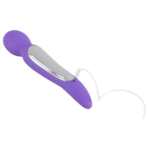 SMILE - Vibrador masajeador doble motor - silicona lila