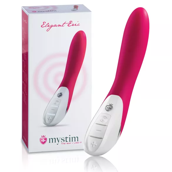 mystim Elegant Eric - vibrador doble motor - silicona - rosa