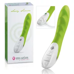 mystim Sassy Simon - vibrador doble motor - silicona verde