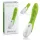 mystim Sassy Simon - vibrador doble motor - silicona verde