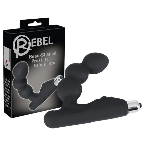Rebel - masajeador de próstata con vibración (negro)