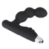 Rebel - vibrador prostático con bolas - silicona negra