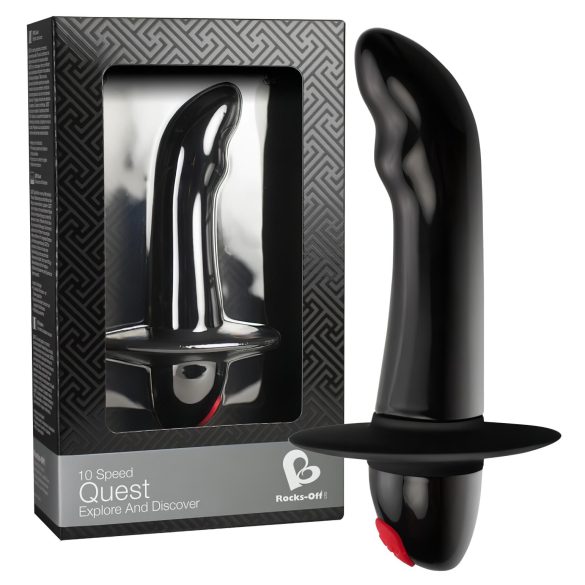 Quest - Vibrador prostático inicial de 10 ritmos (negro)